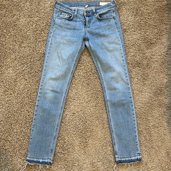 rag & bone Denim - Rag & Bone Light Blue Skinny Jeans